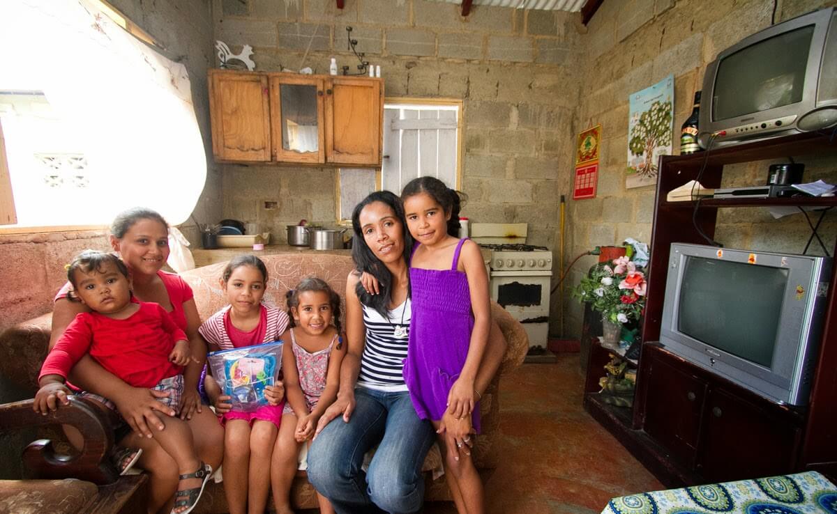 Luz's family members who were at home during my visit in October 2013.