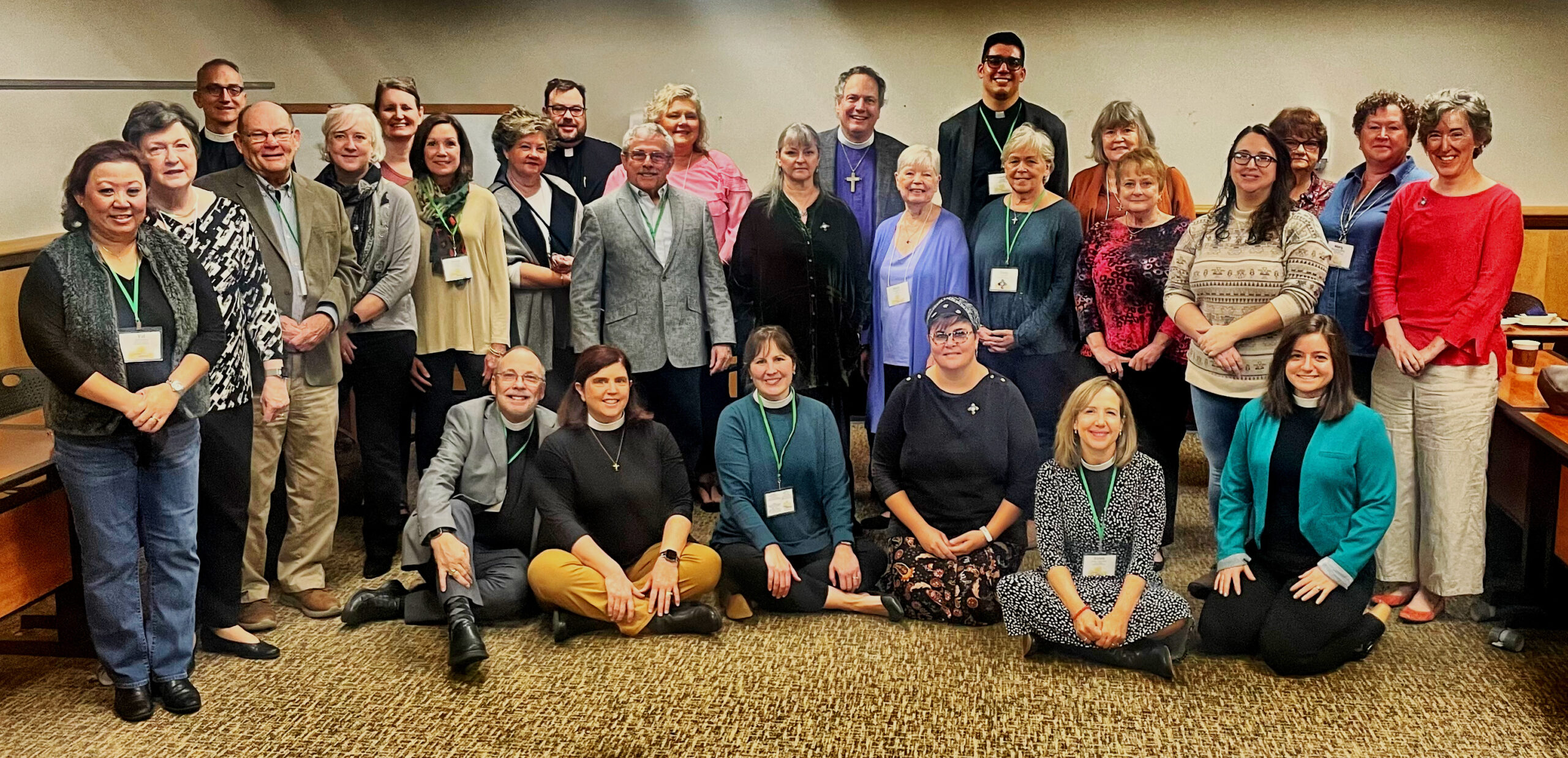 Clergy spouses of the Diocese of Georgia are shown above in a photo taken during the breakfast at the 2022 Diocesan Convention.